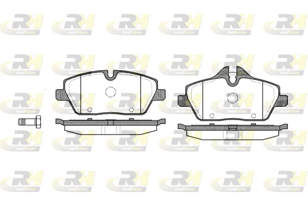 Brake Pad Set, disc brake (21131.00)