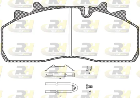 Brake Pad Set, disc brake (JSX 21254.80)
