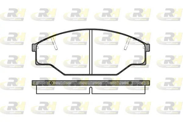 Brake Pad Set, disc brake (2412.00)