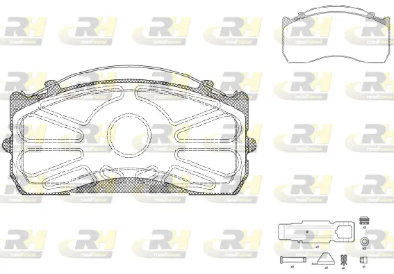 Brake Pad Set, disc brake (JSX 2815.80)