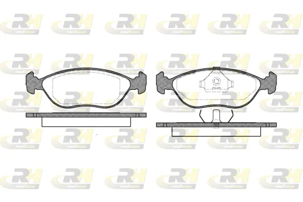 Brake Pad Set, disc brake (2444.00)