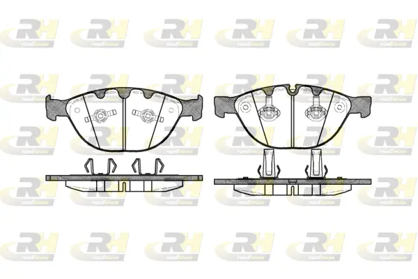 Brake Pad Set, disc brake (2958.10)