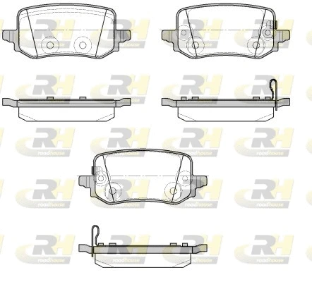 Brake Pad Set, disc brake (21958.02)