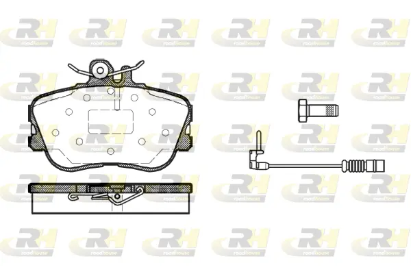Brake Pad Set, disc brake (2445.02)