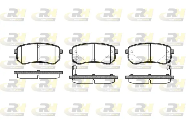 Brake Pad Set, disc brake (21135.02)
