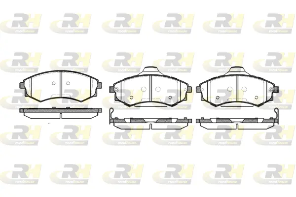 Brake Pad Set, disc brake (2318.06)