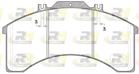 Brake Pad Set, disc brake (JSX 2498.00)