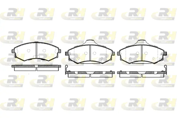 Brake Pad Set, disc brake (2318.82)