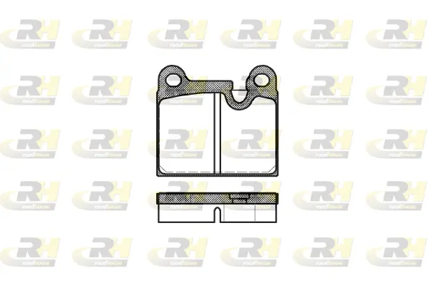 Brake Pad Set, disc brake (2006.80)