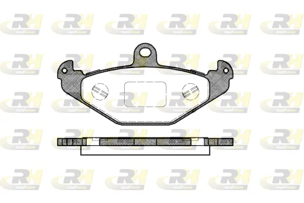 Brake Pad Set, disc brake (2345.20)