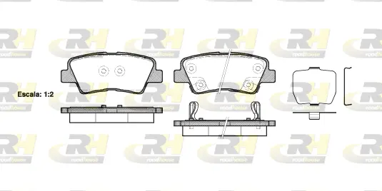 Brake Pad Set, disc brake (21362.02)