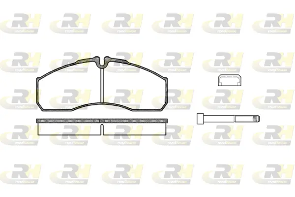 Brake Pad Set, disc brake (2651.86)