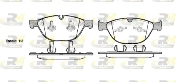 Brake Pad Set, disc brake (2958.30)