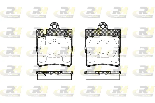 Brake Pad Set, disc brake (2709.10)