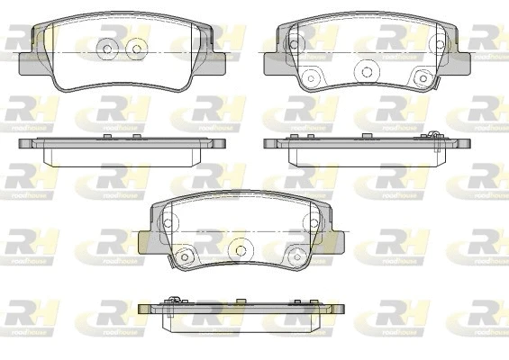 Brake Pad Set, disc brake (21956.02)
