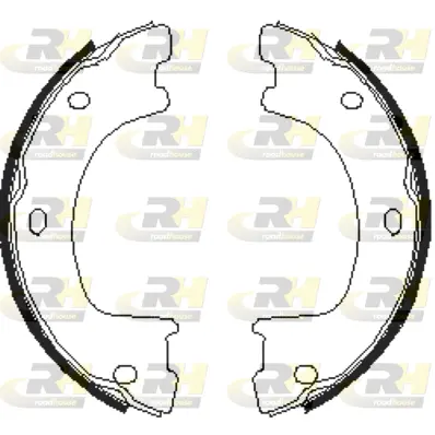 Brake Shoe, parking brake (4674.00)