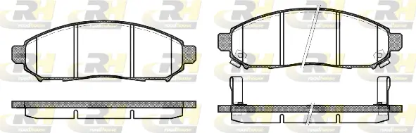 Brake Pad Set, disc brake (21162.12)
