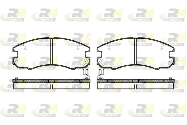 Brake Pad Set, disc brake (2316.04)