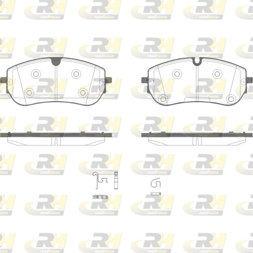 Brake Pad Set, disc brake (21989.00)