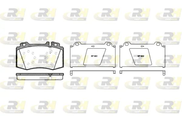 Brake Pad Set, disc brake (2769.00)