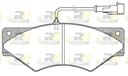 Brake Pad Set, disc brake (JSX 2436.41)
