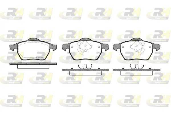 Brake Pad Set, disc brake (2390.50)