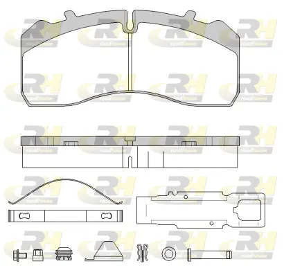Brake Pad Set, disc brake (JSX 21846.80)