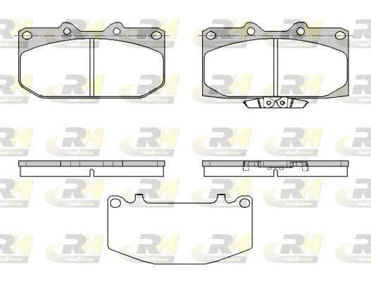 Brake Pad Set, disc brake (2599.32)