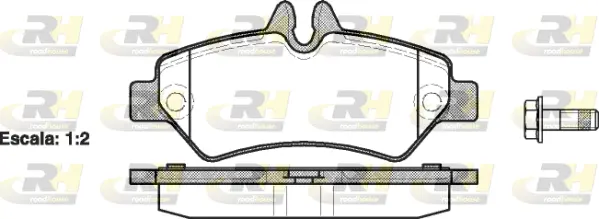 Brake Pad Set, disc brake (21246.00)
