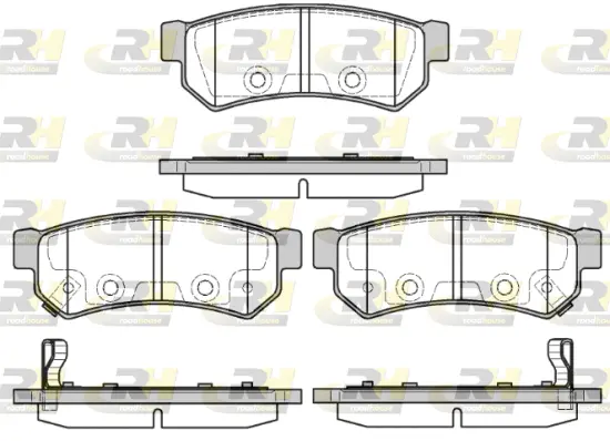 Brake Pad Set, disc brake (21048.12)