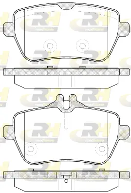 Brake Pad Set, disc brake (21535.00)