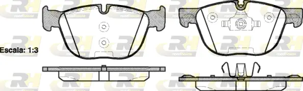 Brake Pad Set, disc brake (21297.00)