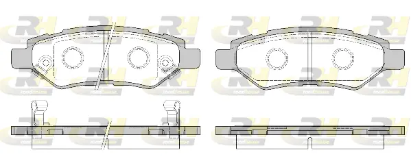 Brake Pad Set, disc brake (21335.02)
