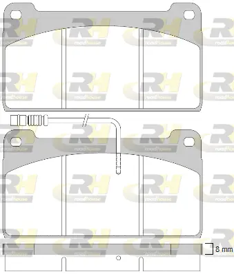 Brake Pad Set, disc brake (JSX 2823.40)