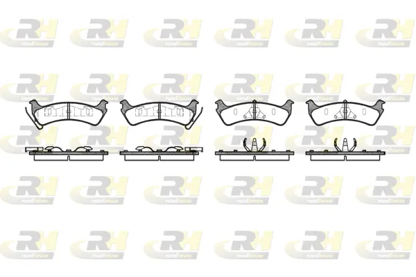 Brake Pad Set, disc brake (2617.00)