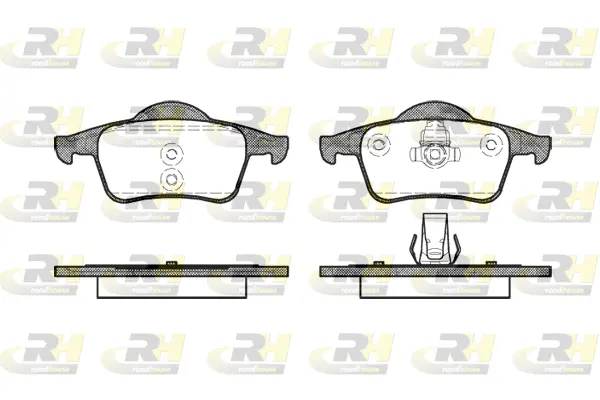 Brake Pad Set, disc brake (2714.00)