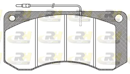 Brake Pad Set, disc brake (JSX 2258.40)