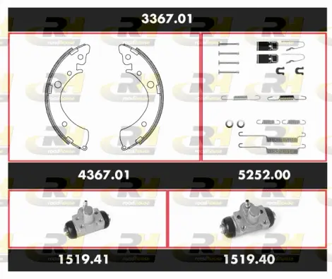 Brake Kit, drum brake (3367.01)