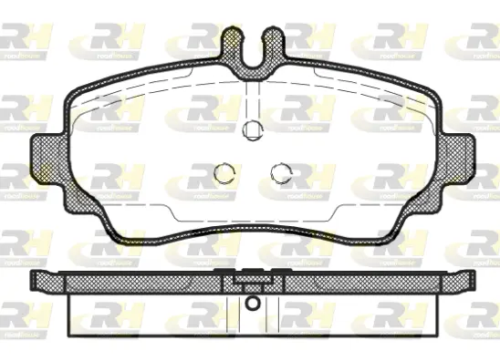 Brake Pad Set, disc brake (2650.02)