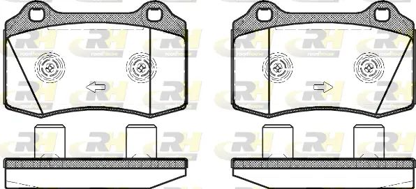 Brake Pad Set, disc brake (2434.58)