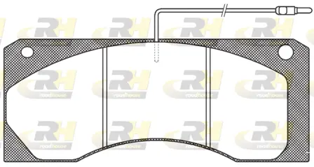 Brake Pad Set, disc brake (JSX 2585.40)