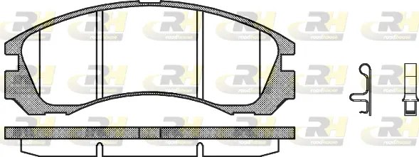 Brake Pad Set, disc brake (2354.32)