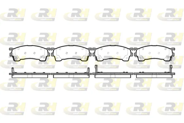 Brake Pad Set, disc brake (2415.04)