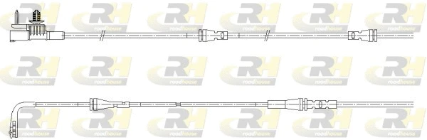 Warning Contact, brake pad wear (001191)