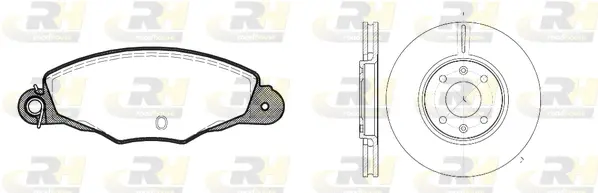 Brake Kit, disc brake (8659.00)