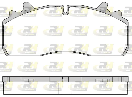 Brake Pad Set, disc brake (JSX 21726.00)