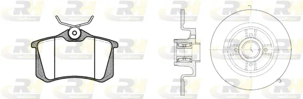 Brake Kit, disc brake (8263.21)