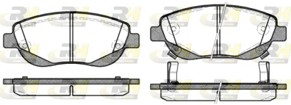 Brake Pad Set, disc brake (21448.02)