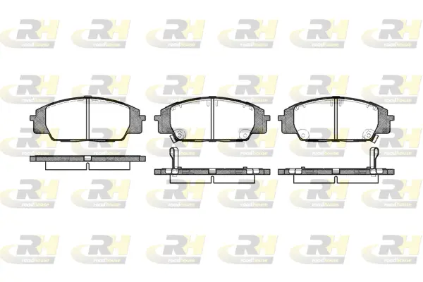 Brake Pad Set, disc brake (2735.02)