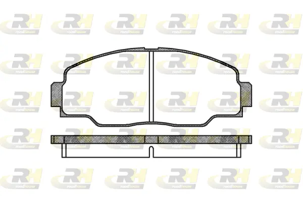 Brake Pad Set, disc brake (2308.00)